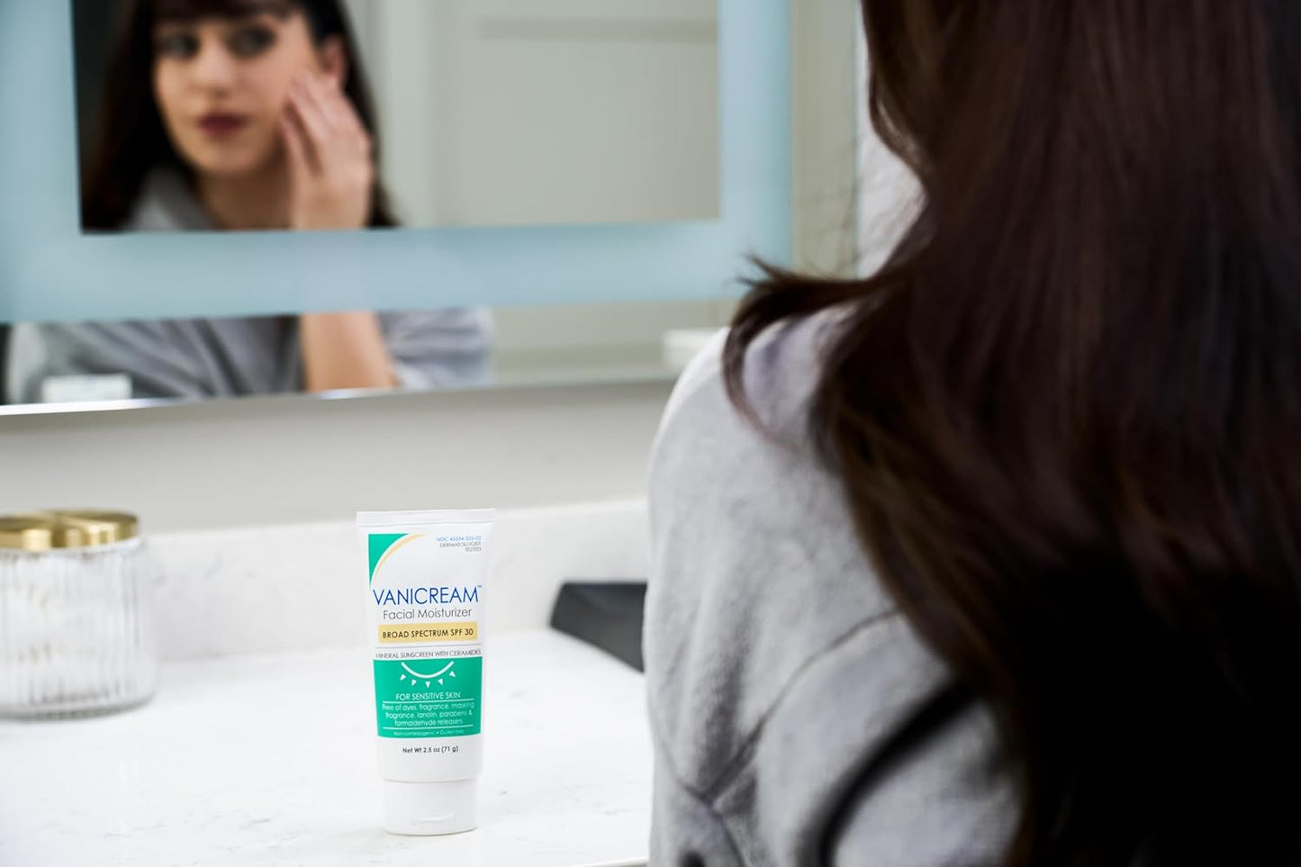 Facial Moisturizer with SPF 30 - Mineral Sunscreen - 2.5Fl Oz - Formulated without Common Irritants for Those with Sensitive Skin