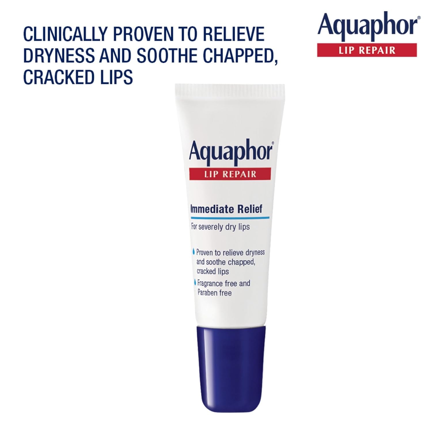 Lip Repair Ointment, Moisturizing Lip Balm Pack, Relieves Dryness, 0.35 Tube, Pack of 2