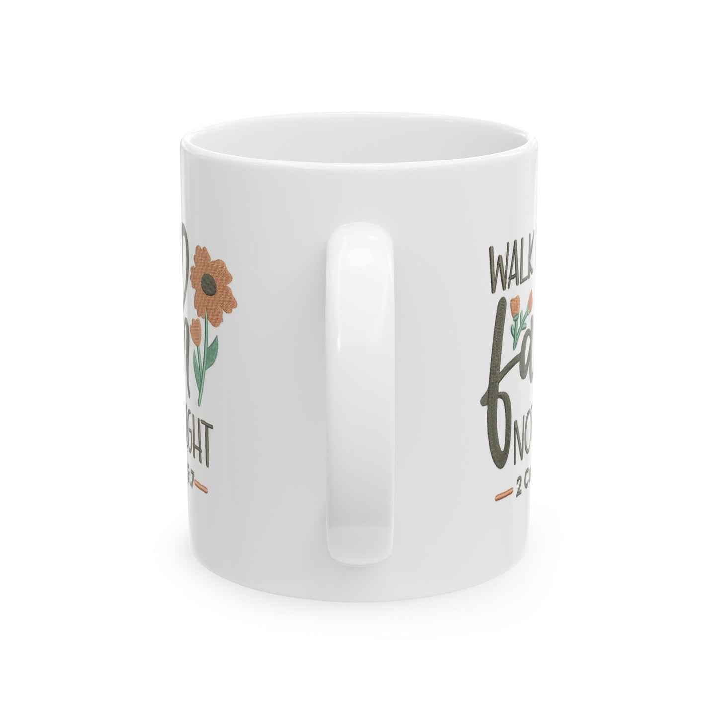 Walk by Faith Ceramic Mug (11 oz)