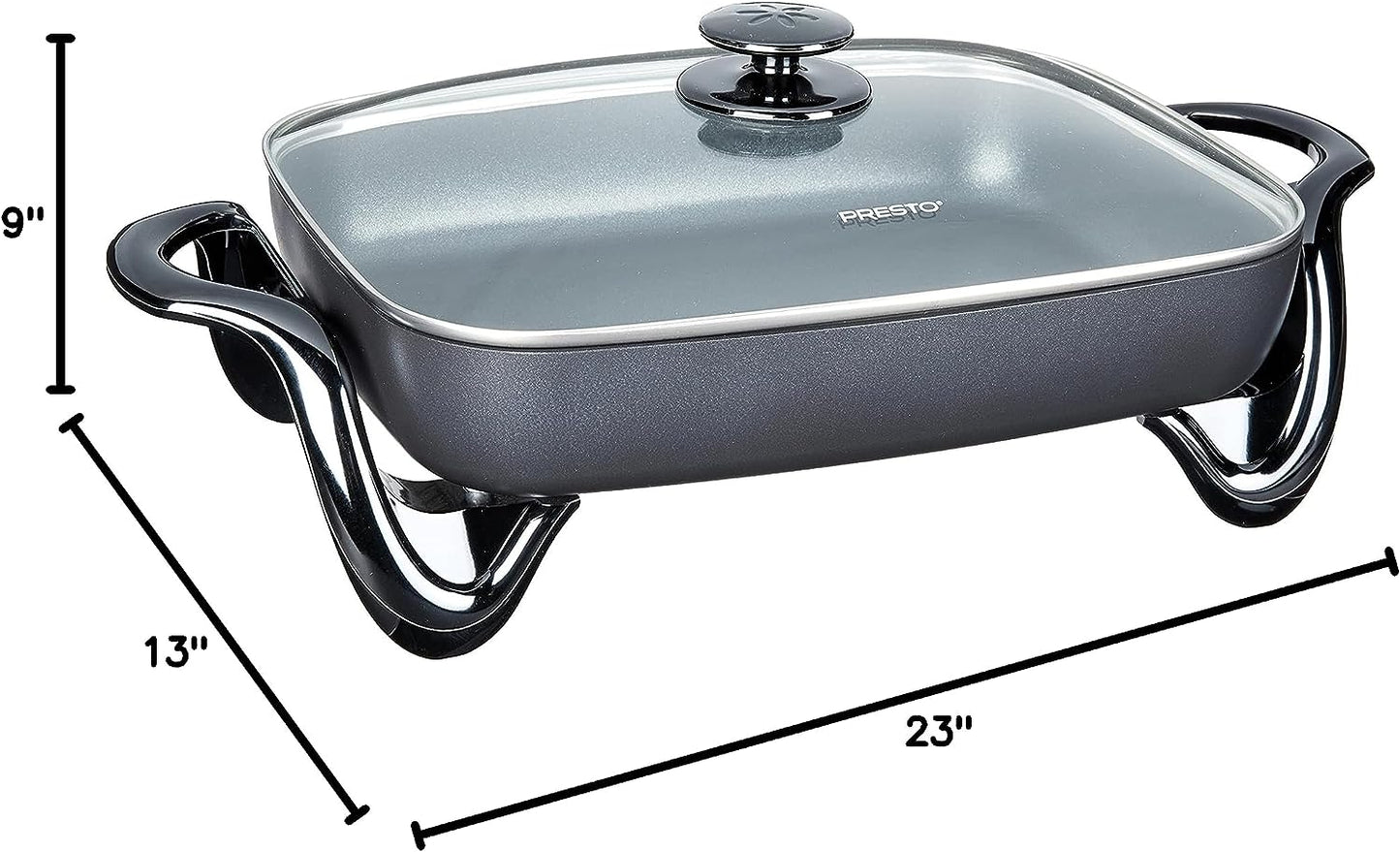 06852 16-Inch Electric Skillet with Glass Cover