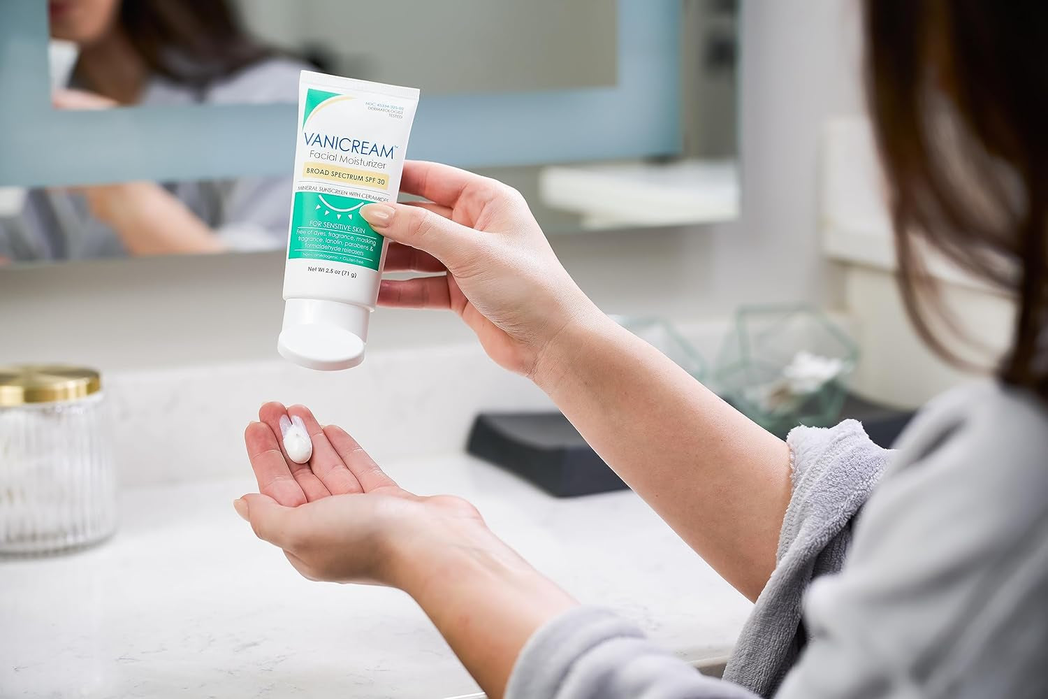 Facial Moisturizer with SPF 30 - Mineral Sunscreen - 2.5Fl Oz - Formulated without Common Irritants for Those with Sensitive Skin