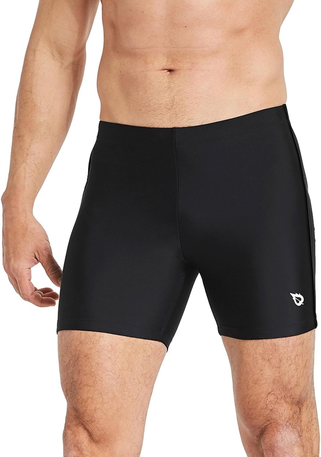 Men'S Swim Jammers Athletic Swimwear Quick Dry Compression Brief Swimsuit UPF 50+ Endurance Racing Training