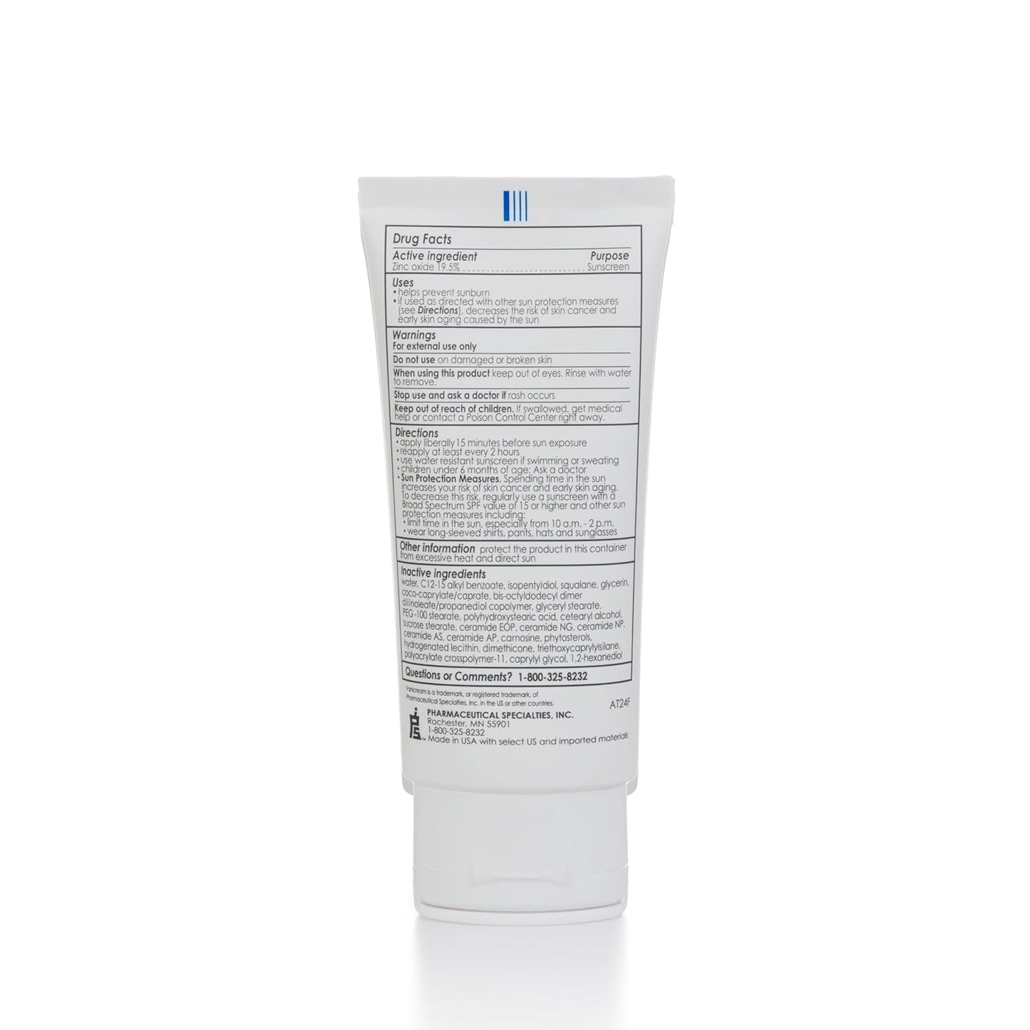 Facial Moisturizer with SPF 30 - Mineral Sunscreen - 2.5Fl Oz - Formulated without Common Irritants for Those with Sensitive Skin