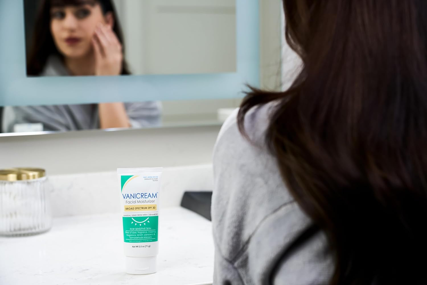 Facial Moisturizer with SPF 30 - Mineral Sunscreen - 2.5Fl Oz - Formulated without Common Irritants for Those with Sensitive Skin
