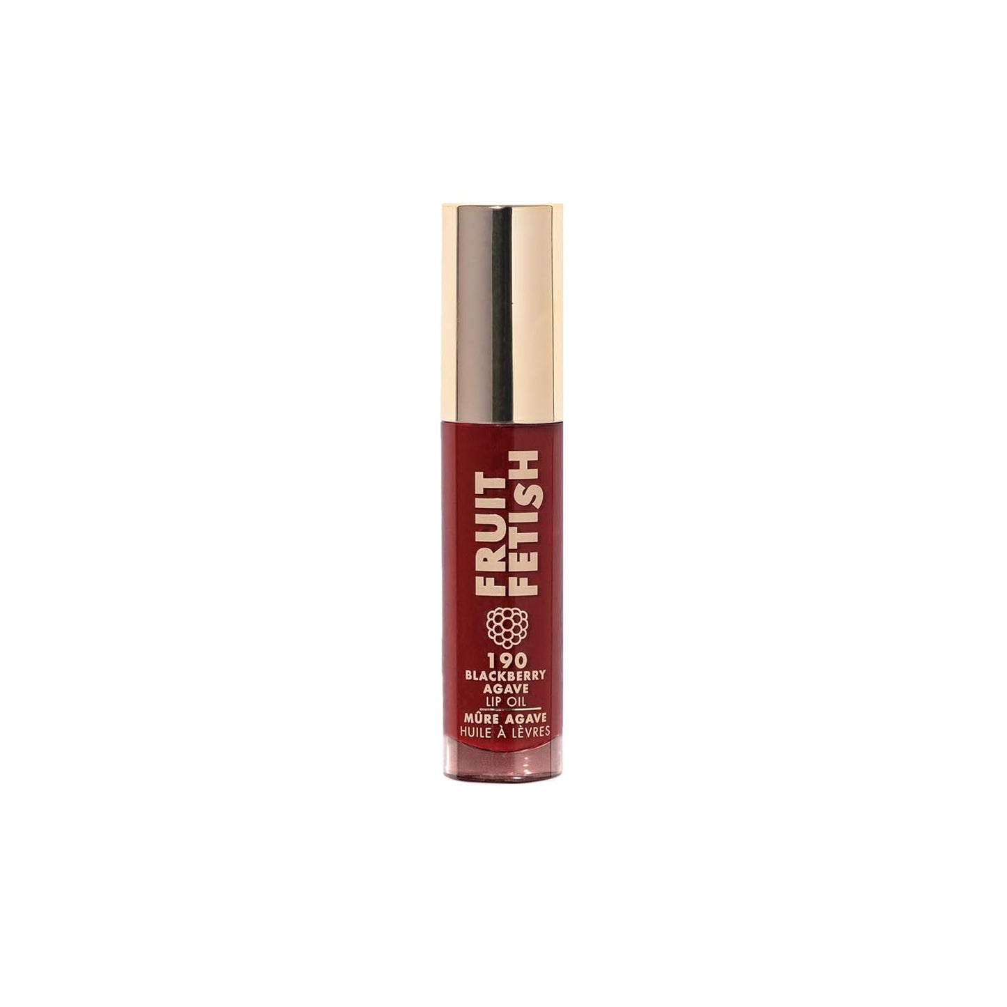 Fruit Fetish Lip Oil with Vitamin E for Instant Hydration, Fruit Extract Infused Lip Treatment and Moisturizing Lip Gloss - Blackberry Agave