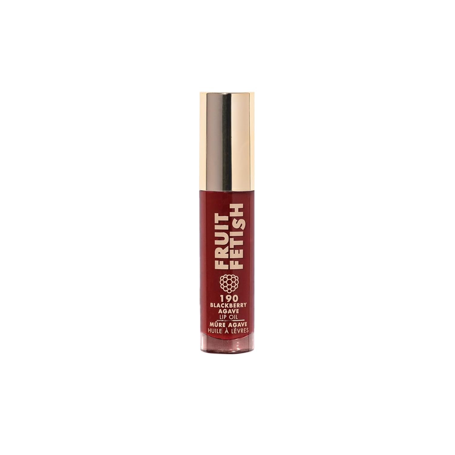 Fruit Fetish Lip Oil with Vitamin E for Instant Hydration, Fruit Extract Infused Lip Treatment and Moisturizing Lip Gloss - Blackberry Agave