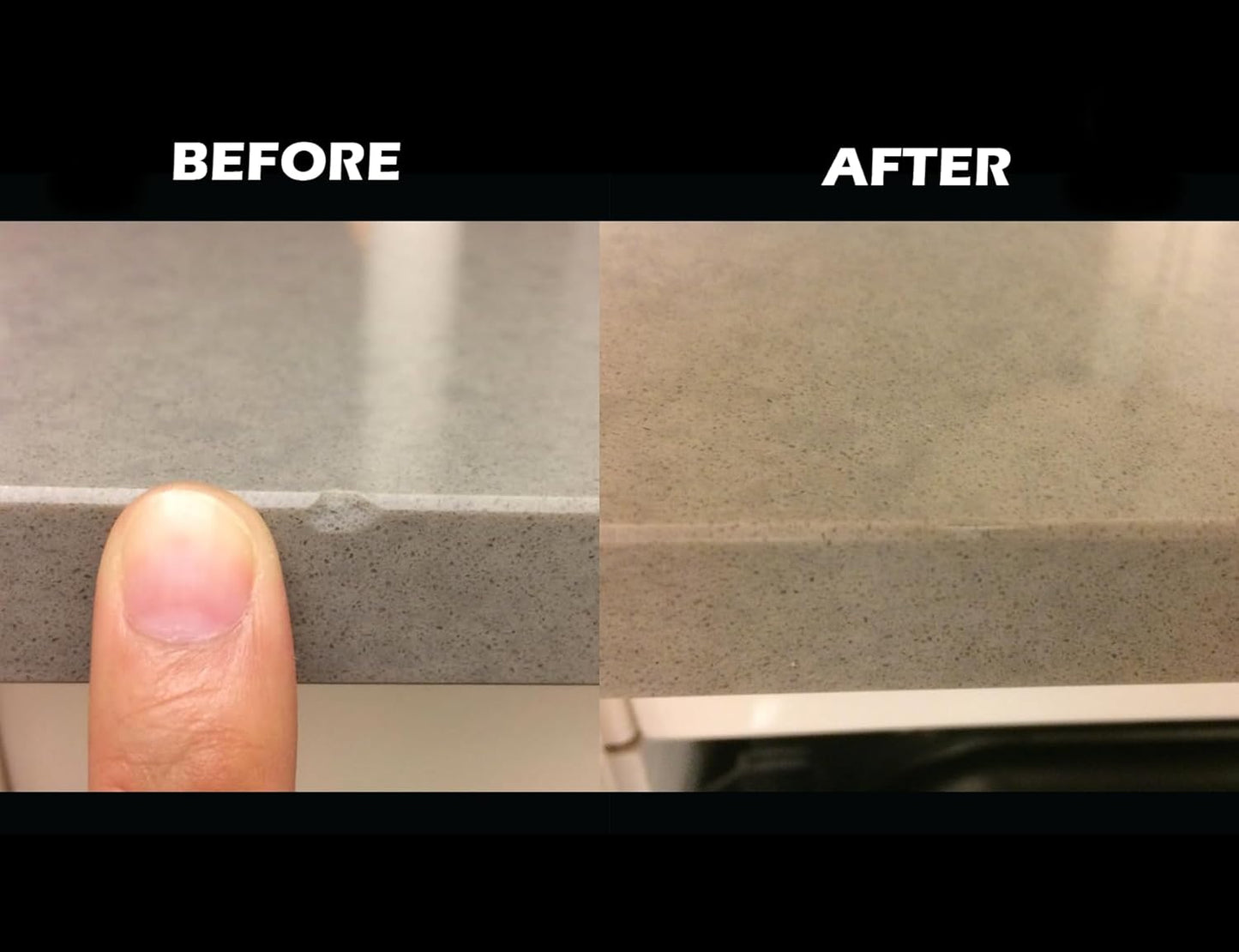 Clear - Quartz Countertop Repair Kit - Granite Repair Kit - Upgraded Chip Repair Kit for Quartz, Granite, Marble, Corian, Porcelain, Acrylic, Edge Chips and More -  Surface Repair