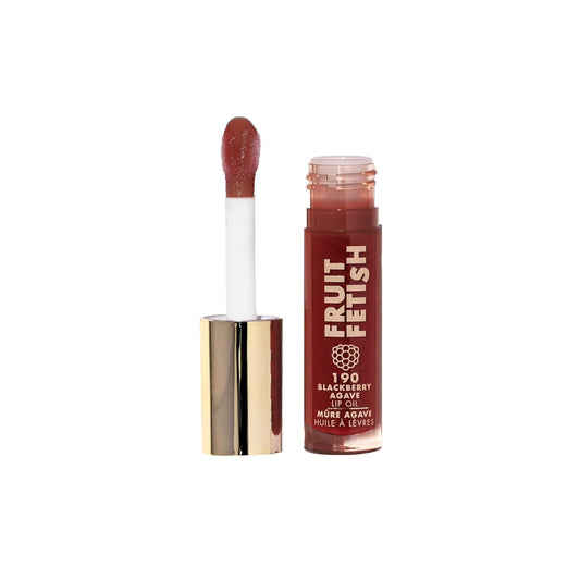 Fruit Fetish Lip Oil with Vitamin E for Instant Hydration, Fruit Extract Infused Lip Treatment and Moisturizing Lip Gloss - Blackberry Agave
