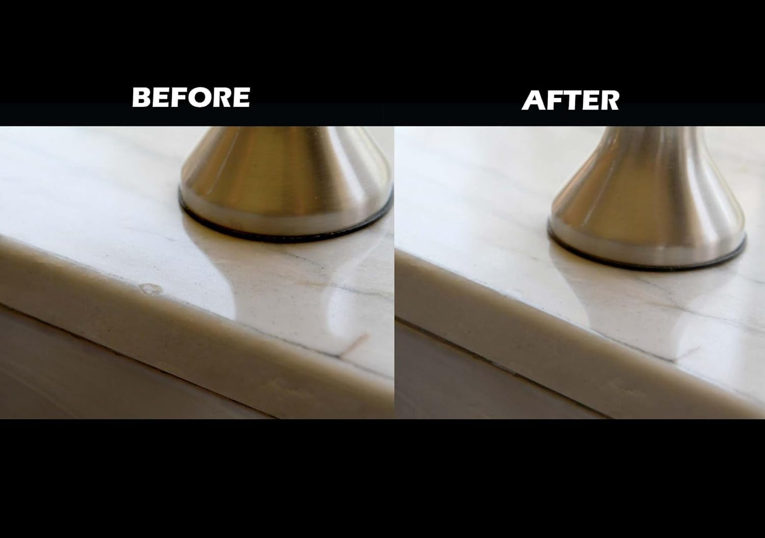 Clear - Quartz Countertop Repair Kit - Granite Repair Kit - Upgraded Chip Repair Kit for Quartz, Granite, Marble, Corian, Porcelain, Acrylic, Edge Chips and More -  Surface Repair